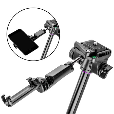 Takama Flip-Zip Aluminum Tripod Monopod with 2-Way Head 147.3cm