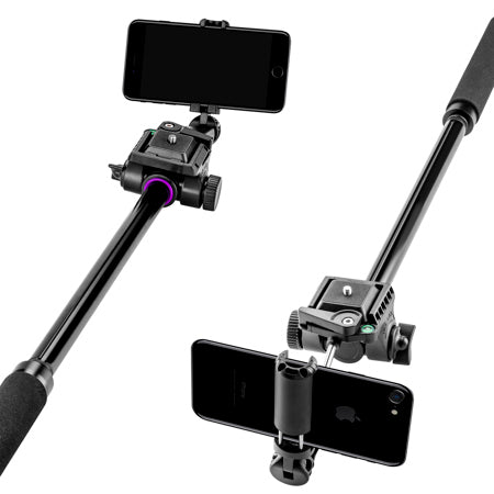 Takama Flip-Zip Aluminum Tripod Monopod with 2-Way Head 147.3cm