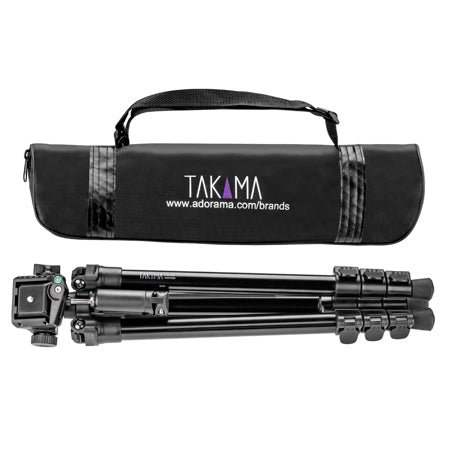 Takama Flip-Zip Aluminum Tripod Monopod with 2-Way Head 147.3cm